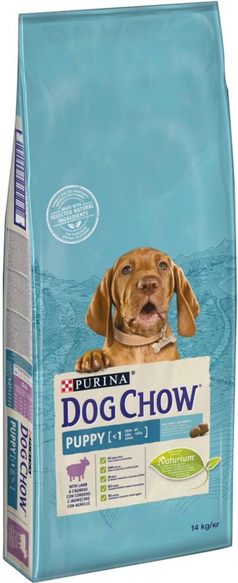 Purina Dog Chow Puppy - Droge Hondenvoer - Lam - 14KG - Hoogwaardige Ingrediënten