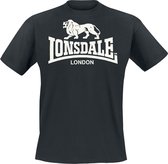 Lonsdale London Logo Heren T-shirt - zwart - XL