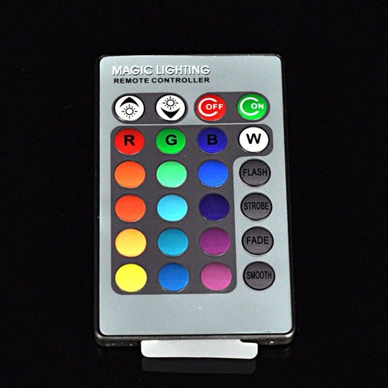 nipify RGB led-spot met afstandsbediening, 30 W, 3000 lumen, IP65