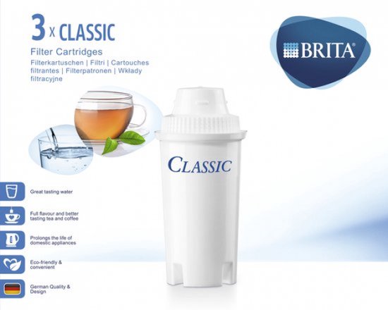 BRITA Classic Filterpatronen - 3 stuks