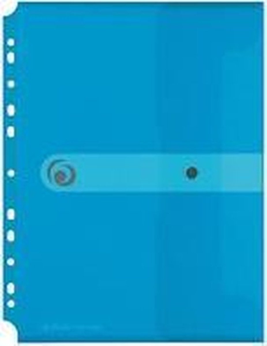 Herlitz 11292943 map Polypropyleen (PP) Blauw, Transparant A4