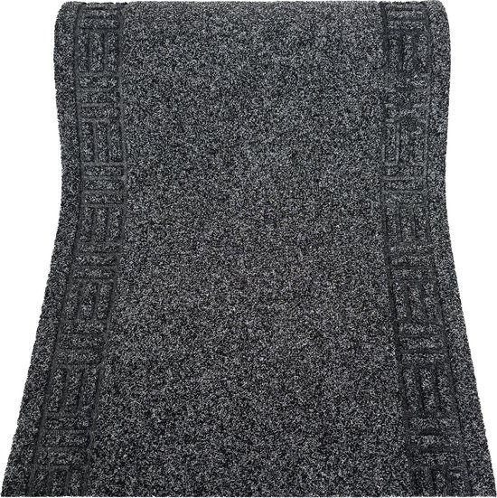 Ymural Tapijtloper voor gang, antislip, keuken, grijs/zwart, 90 x 240 Ymural Tapijtloper voor gang, antislip, keuken, grijs/zwart, 90 x 240