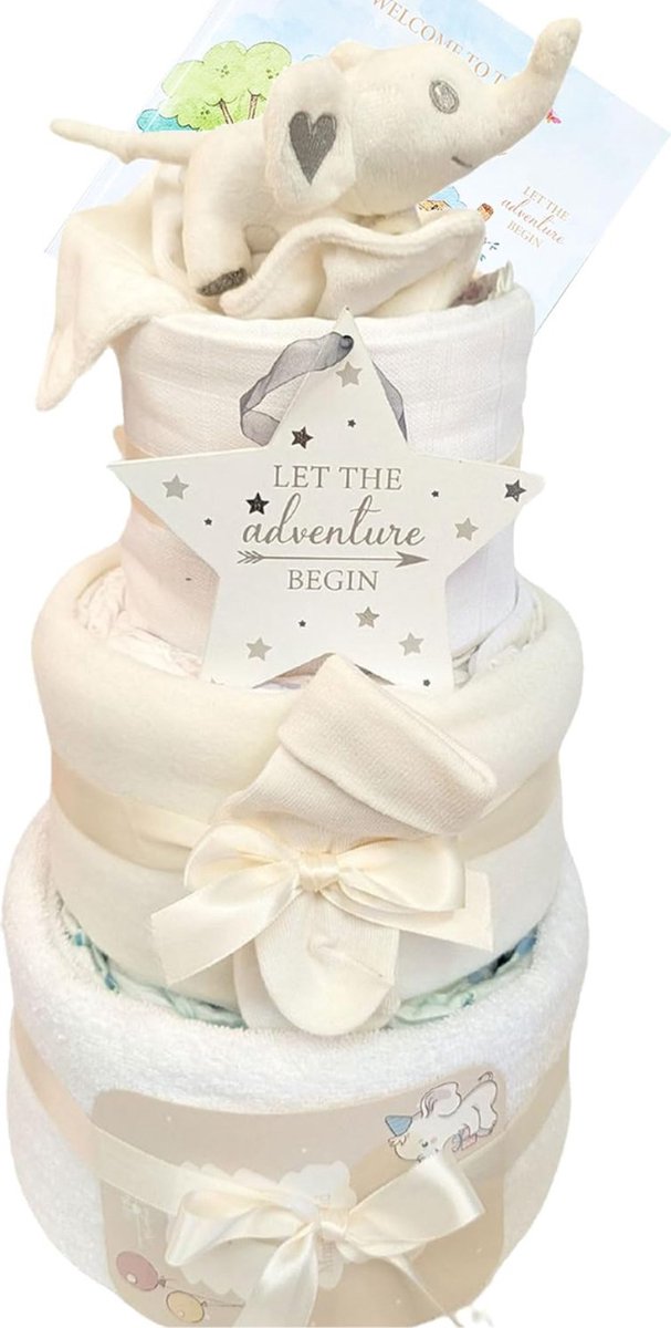Goedkoopste Lexium Kraammand - Kraamcadeau - Geboortemand - Babygeschenkset - Kraampakket - Baby cadeau