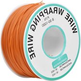 Doorverbindingsdraad Oranje OK Draad Printplaat Repareren Laagbestendig 30AWG Wikkelen Jumper Vertind koperdraad 300m - elektronica reparatie .