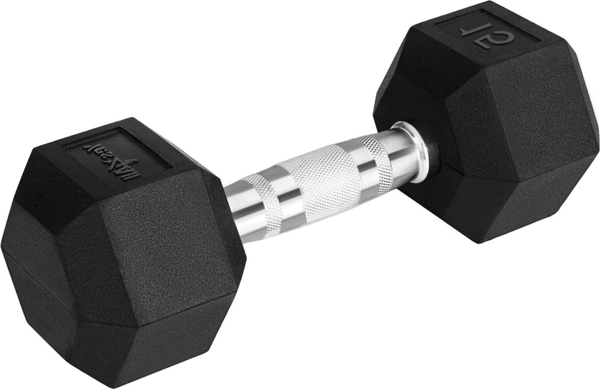 Dumbbells/Gewichten 45-136 kg chromen grip hex halters - oefening & fitness - duurzame gietijzeren kern