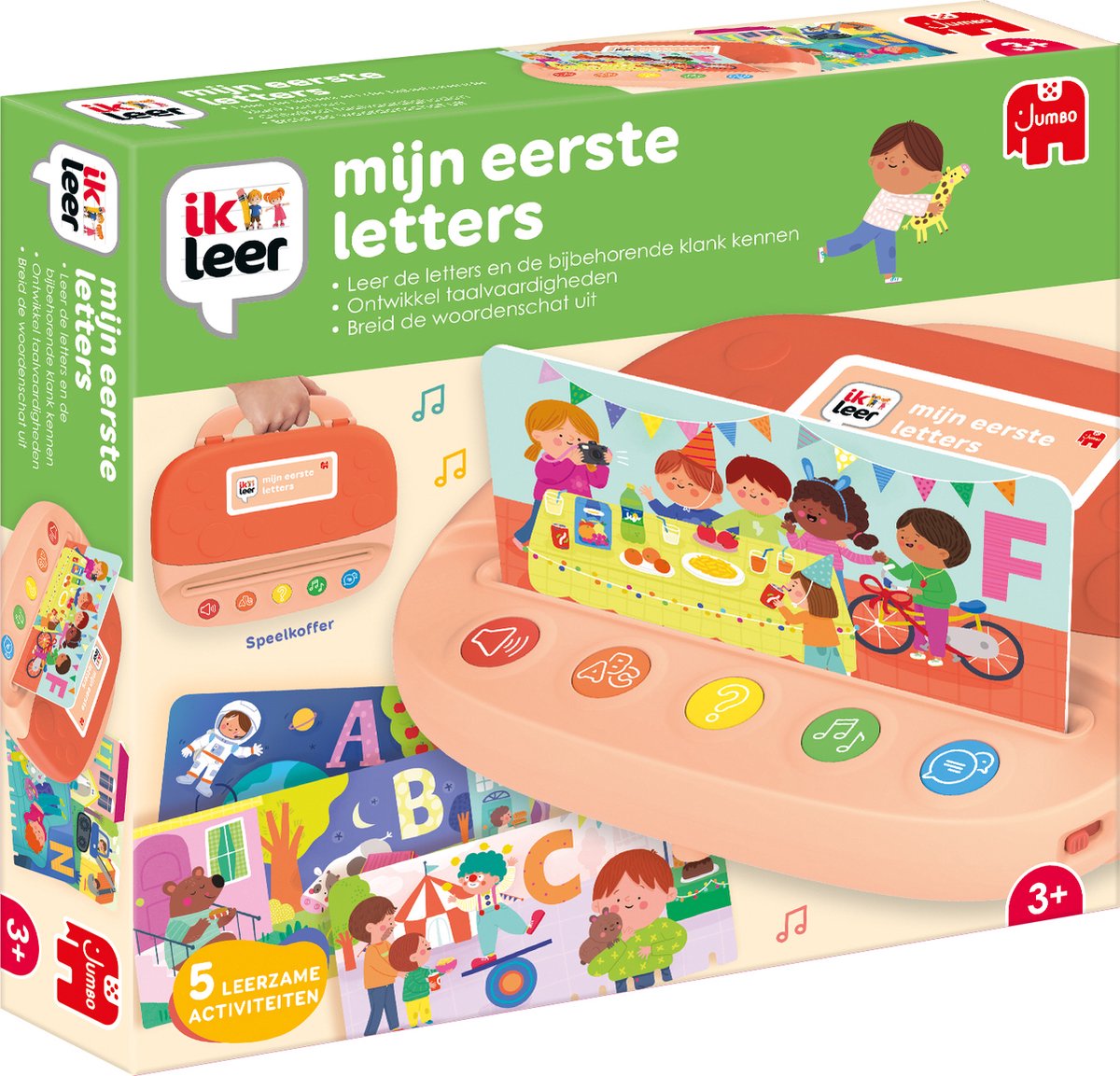 Jumbo - Ik Leer - Mijn Eerste Letters - Educatief spel - Letters leren - Vanaf 4 jaar