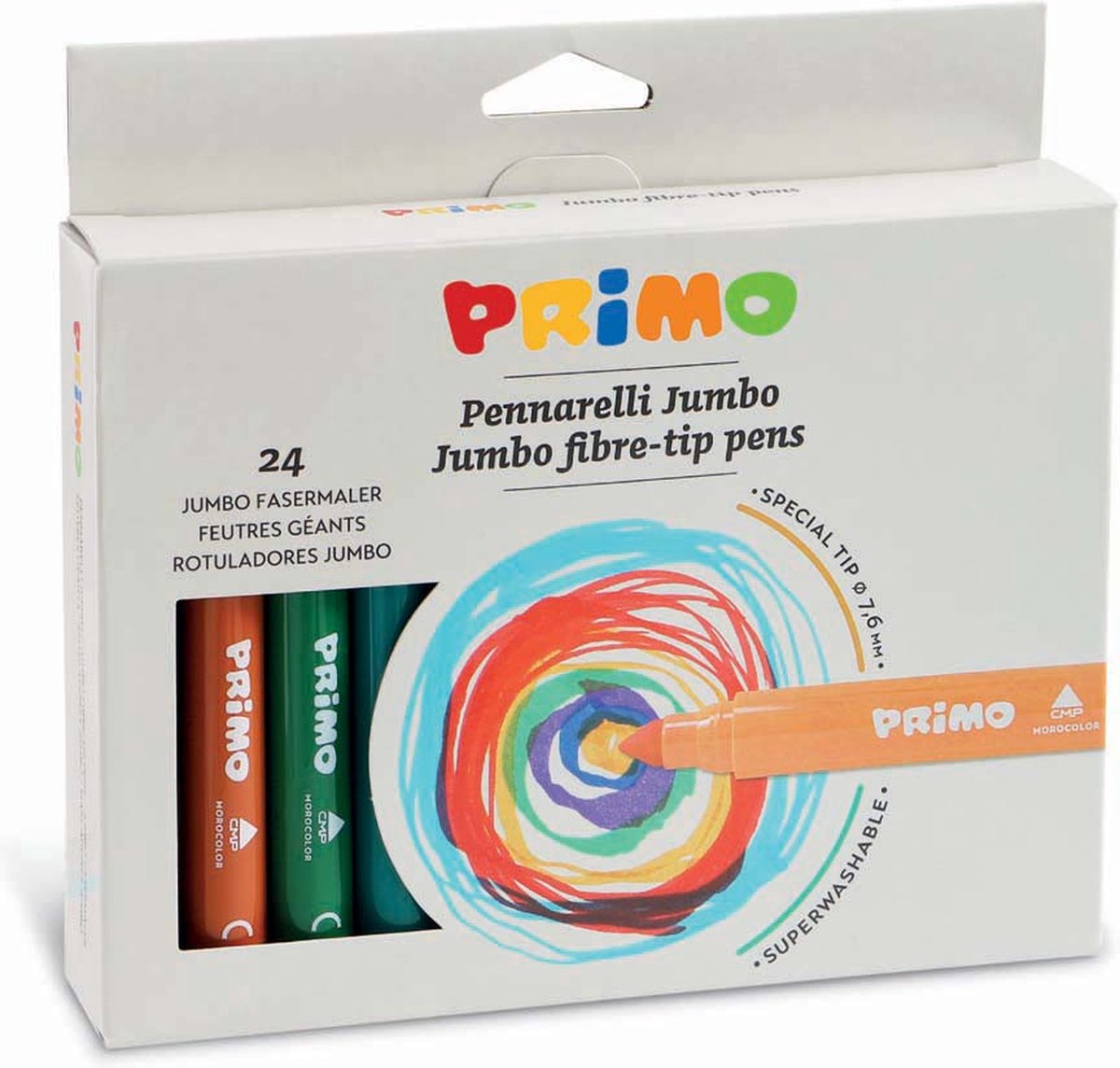 PRIMO set van 24 jumbo viltstiften