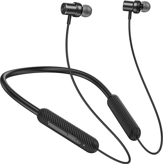 Baseus Bowie P1x Bluetooth Oordopjes met Nekband Zwart