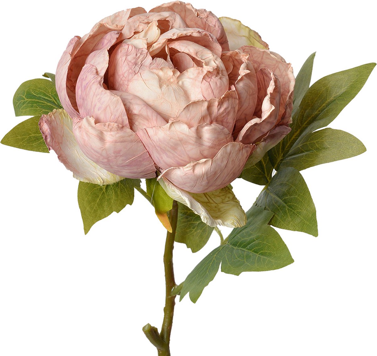 Clayre & Eef Kunstbloem Roos 48 cm Roze Kunststof