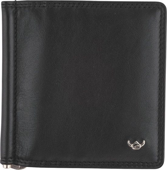 Golden Head Clip de l'argent Polo RFID Protect Money Clip Billfold Wallet Black Noir