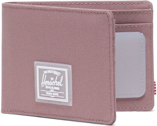 Herschel Étui pour carte de crédit Roy Rubber RFID Wallet Ash Rose / Clear