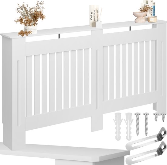 CanDo Radiatorpaneel Burton Wit MDF 60x80 cm kopen? | Radiatorombouw & radiatorbekleding