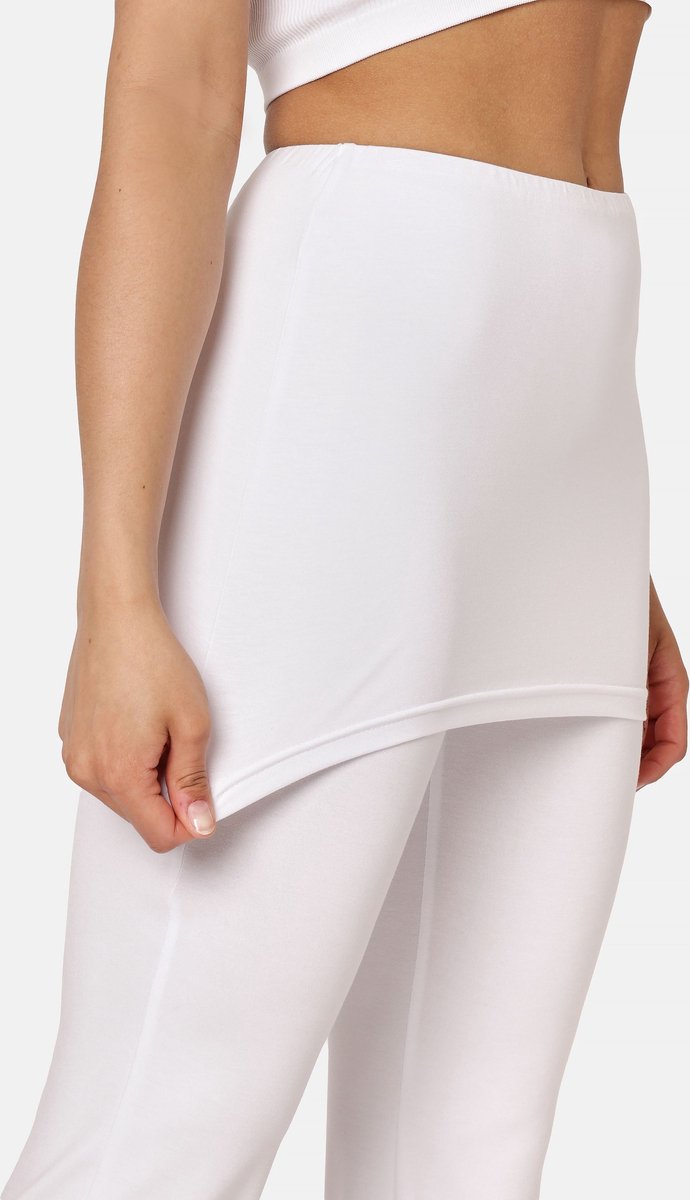 Bellivalini Dames Yogabroek - Sport - Vrijetijdsbroek - Lang - Viscose - Sportbroek - BLV-BLV50-276-YPS - Wit - XXL van Bellivalini — afbeelding 5