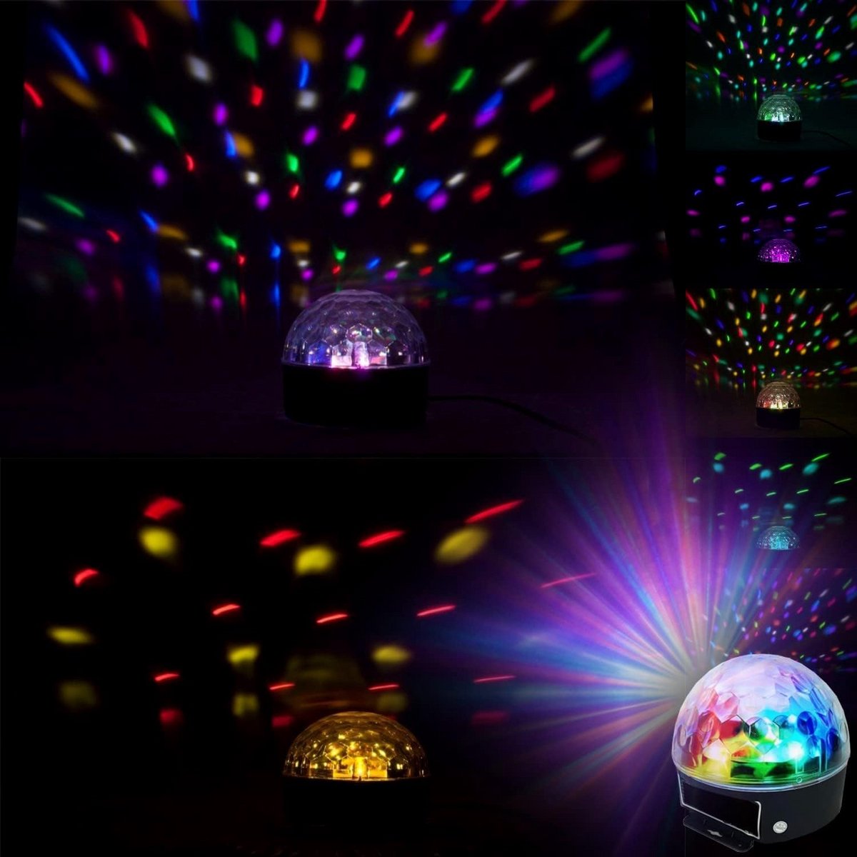 LED Feestverlichting Spots met Geluidsactivatie