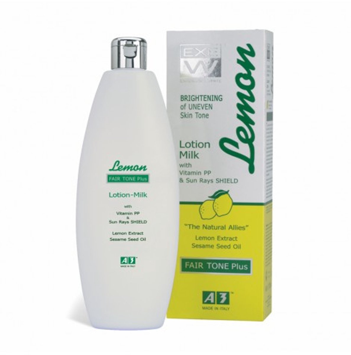 A3 Lemon Brightening Lotion Milk Fair Tone Plus 400 ml