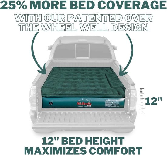 Luchtmatras voor Korte Pick-up Trucks (Medium 6-6.5 ft) - Opblaasbaar Kampeerbed — afbeelding 5