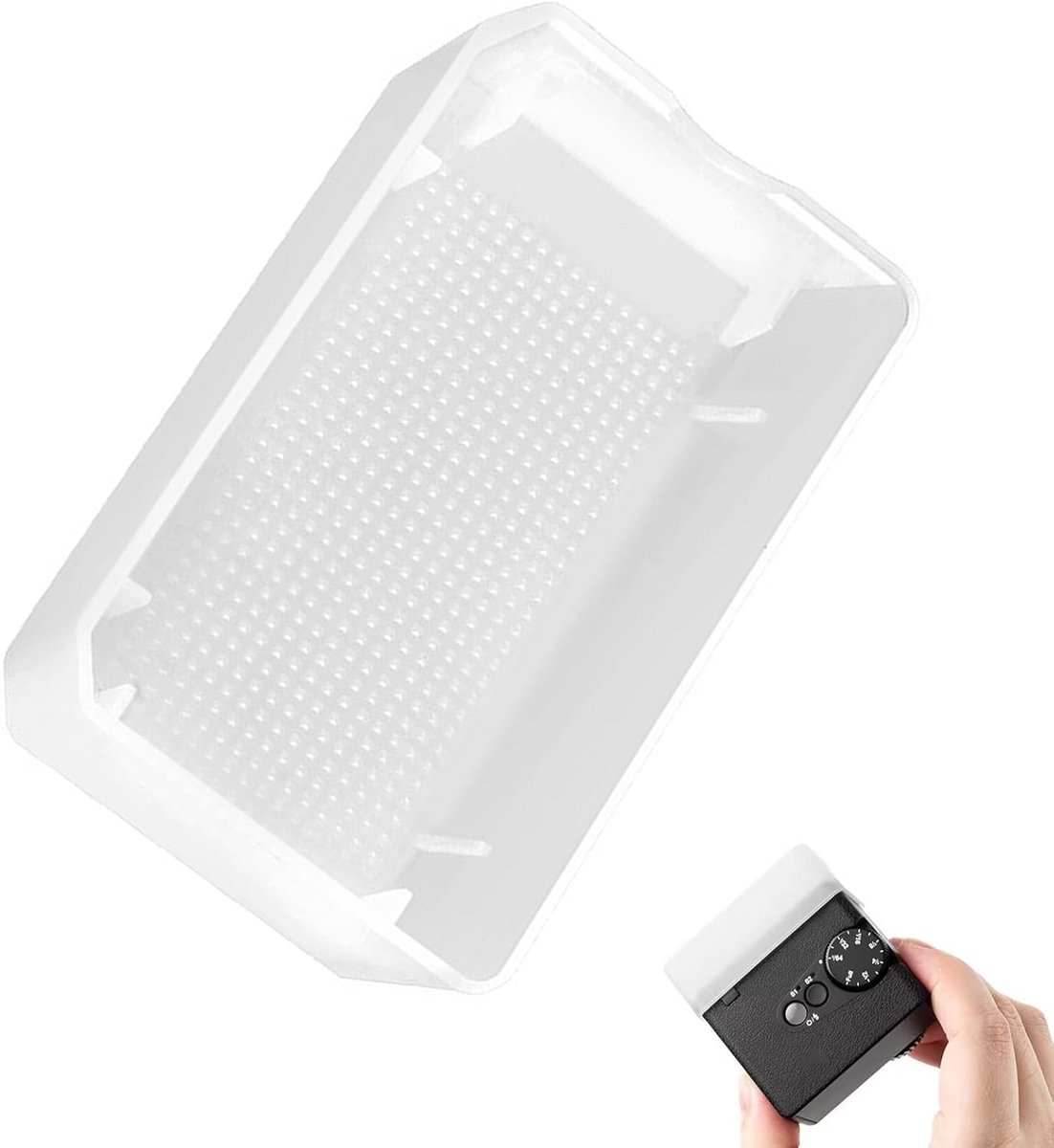 Mini Flitsverspreider voor Professioneel Zacht Licht op Cameraflitsers