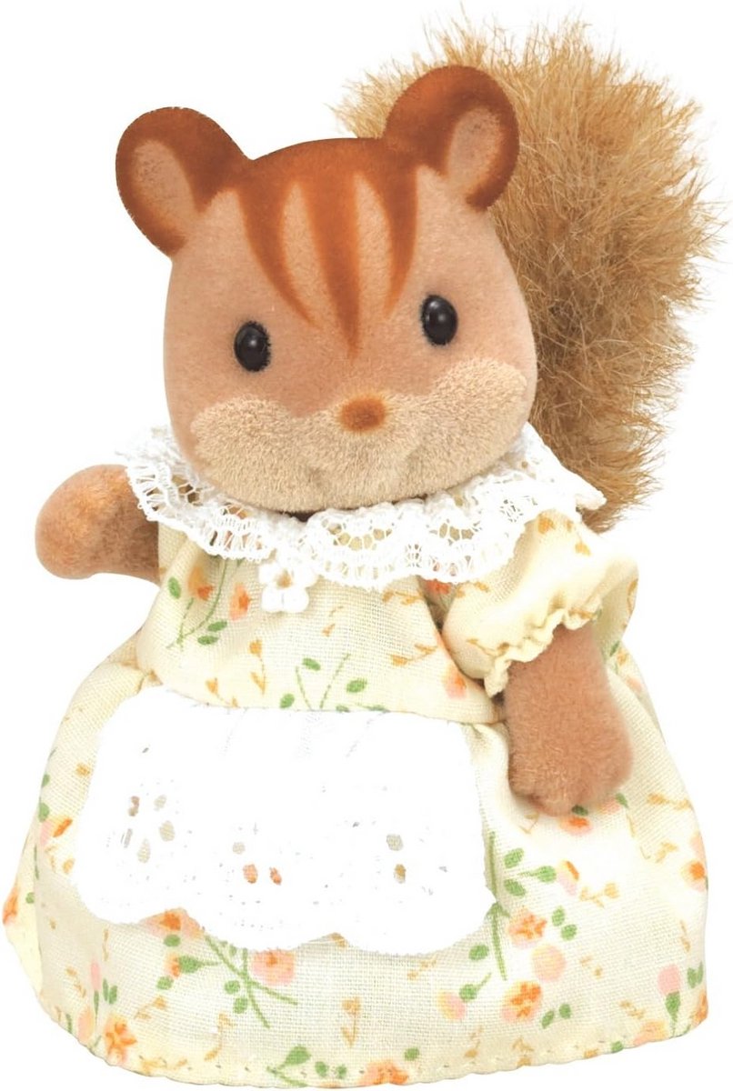 Walnoot Eekhoorn Familie Poppenhuis Figuren Set