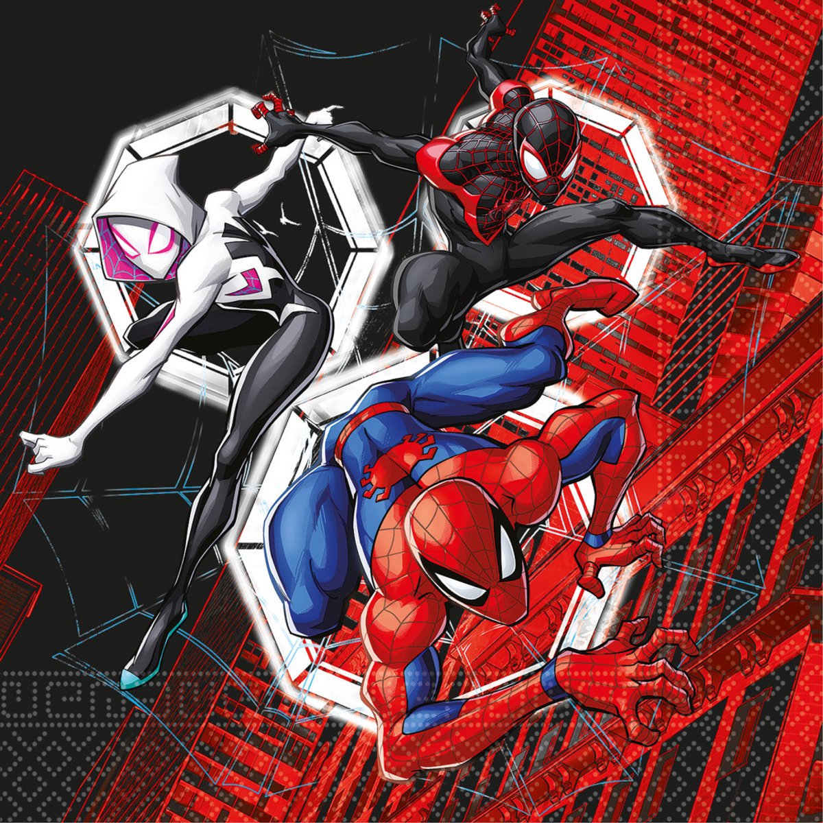 Spiderman World of Webs servet 20 pcs 33x33 cm FSC