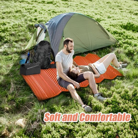 Opvouwbare Schuim Camping Slaapmat Ultralicht Waterdicht voor Wandelen en Backpacken van Merkloos — afbeelding 3