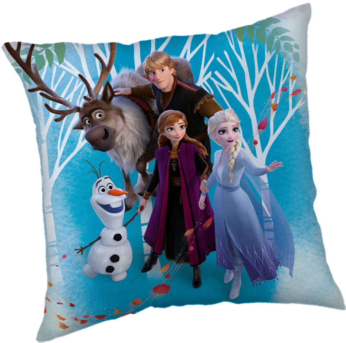 Disney Frozen Family fluwelen kussenhoes 40x40 cm Blauw