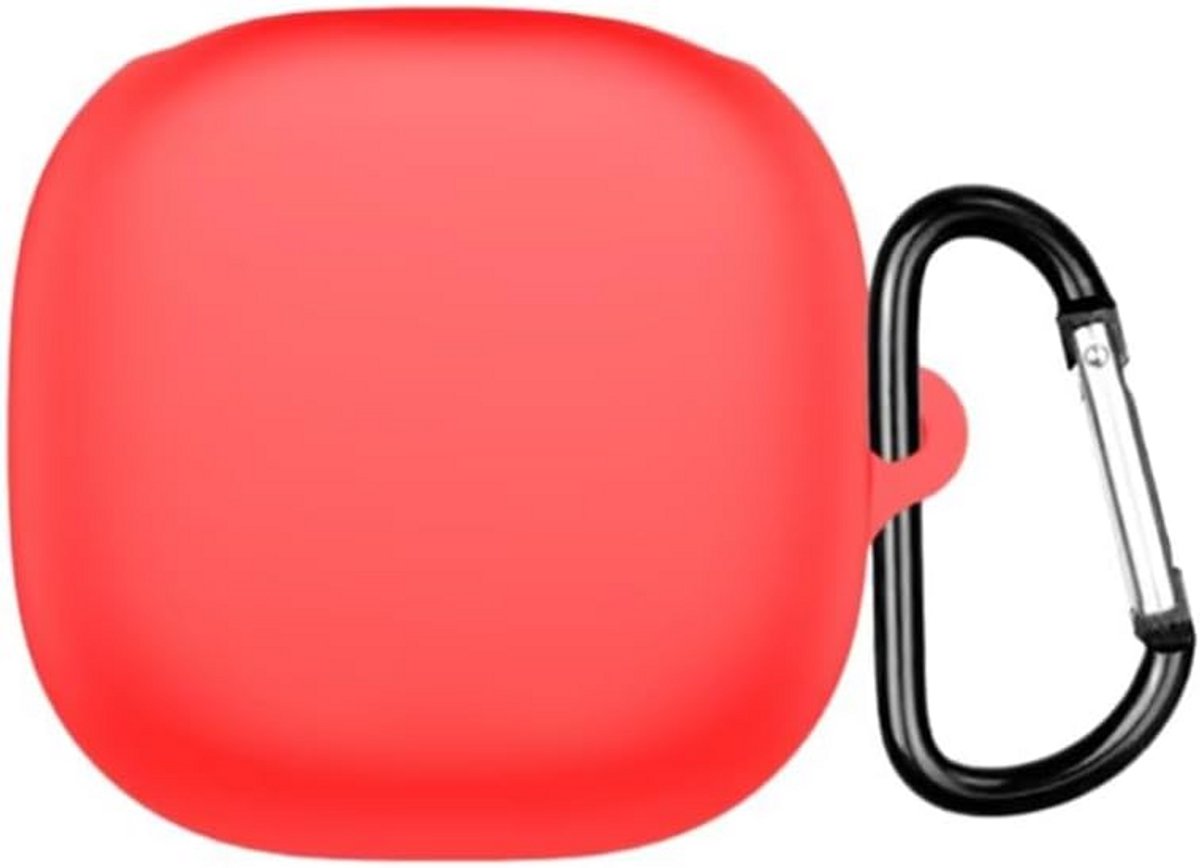 Draadloze Oortelefoon Beschermhoes Siliconen Schokbestendig Rood Universeel