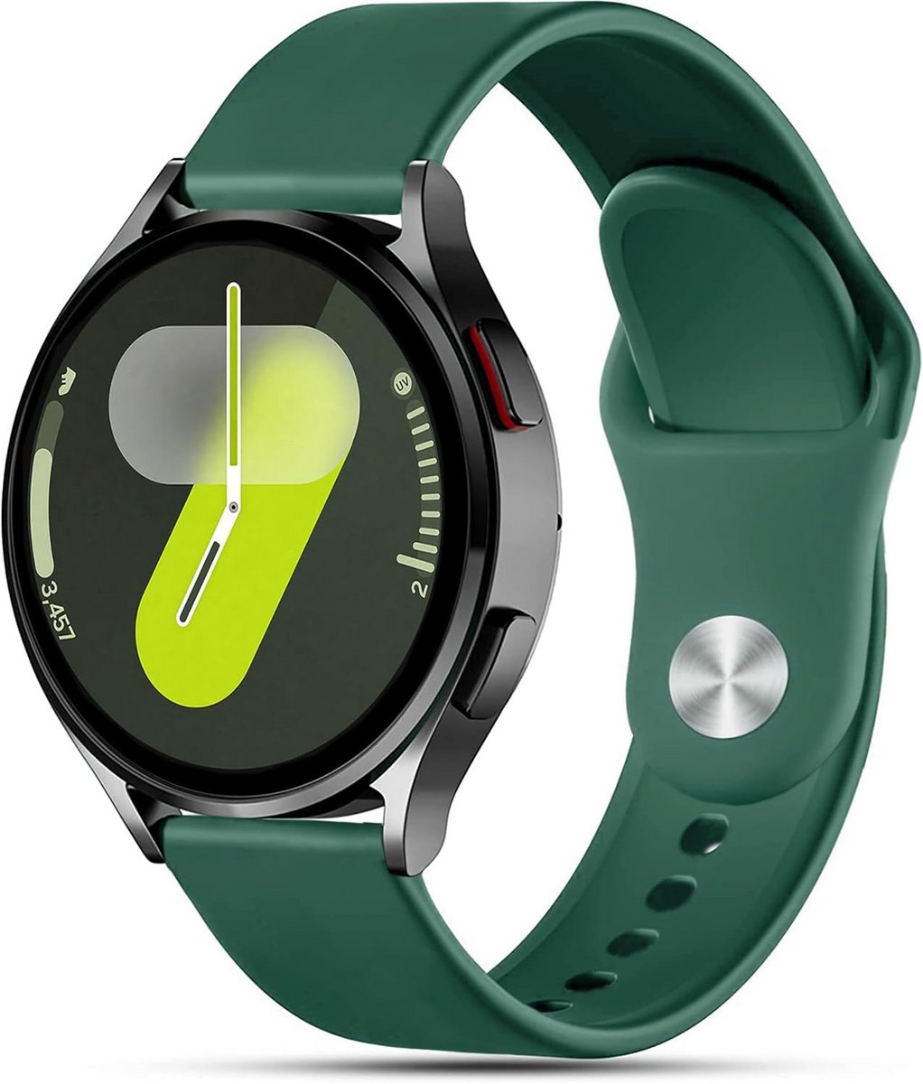 20mm Siliconen Horlogeband voor Diverse Smartwatches - Sportband met Veilige Sluiting
