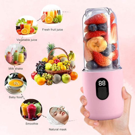 Blender To Go - Smoothie Maker - Draagbare Blender - keukenaccessoire van Merkloos — afbeelding 3