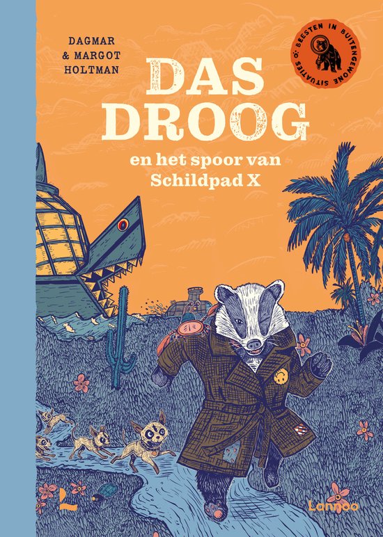 Das Droog - Das Droog en het spoor van Schildpad X - cover
