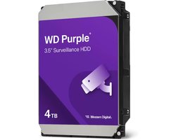 Western Digital Purple interne harde schijf 4 TB 5400 RPM 128 MB 3.5" SATA III