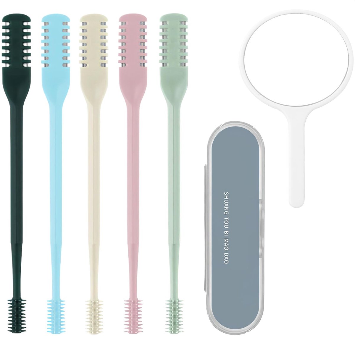 Handmatige Neushaartrimmer - 2-in-1 Ontwerp - Draaibare Trimmer met Oorreiniger