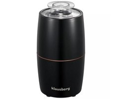 Klausberg KB7602 Elektrische Koffiemolen - RVS Koffiecontainer & Mes - Instelbare Maalgraad - Compact & Lichtgewicht