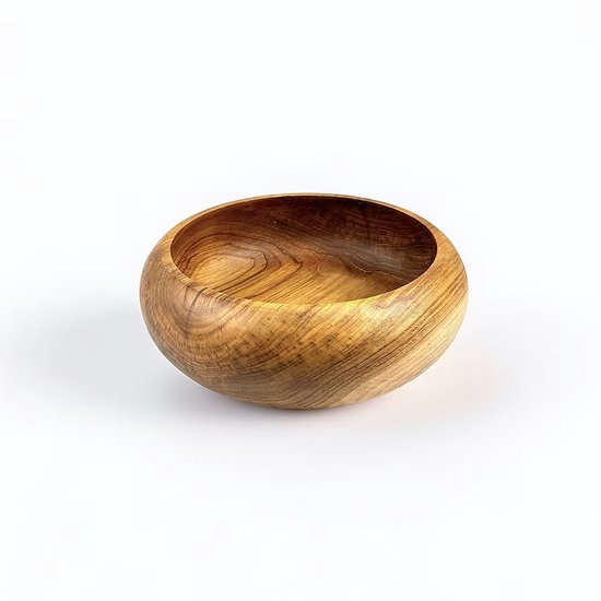 Cantika Living-Large Rounded Bowl-Salade-of-Fruitschaal-Teak | bol