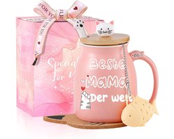 Kerstcadeau voor Mama - Tasse - Katten - Persoonlijk Cadeau voor Vrouwen - Mama Cadeau - Mama Verjaardag - Bijzonder Cadeau - Bedankt Cadeau voor Mama