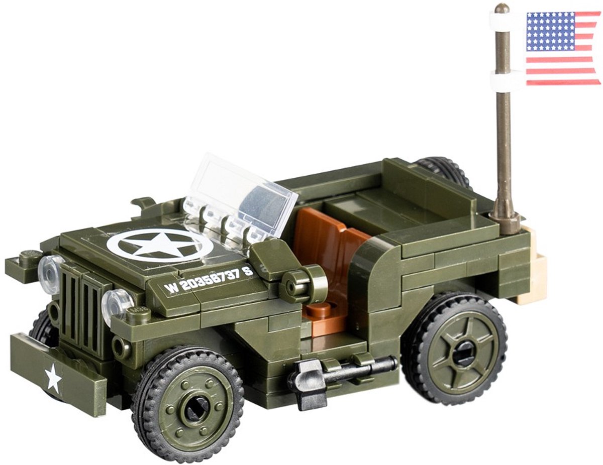 Sluban WWII Jeep US Army M38-70210