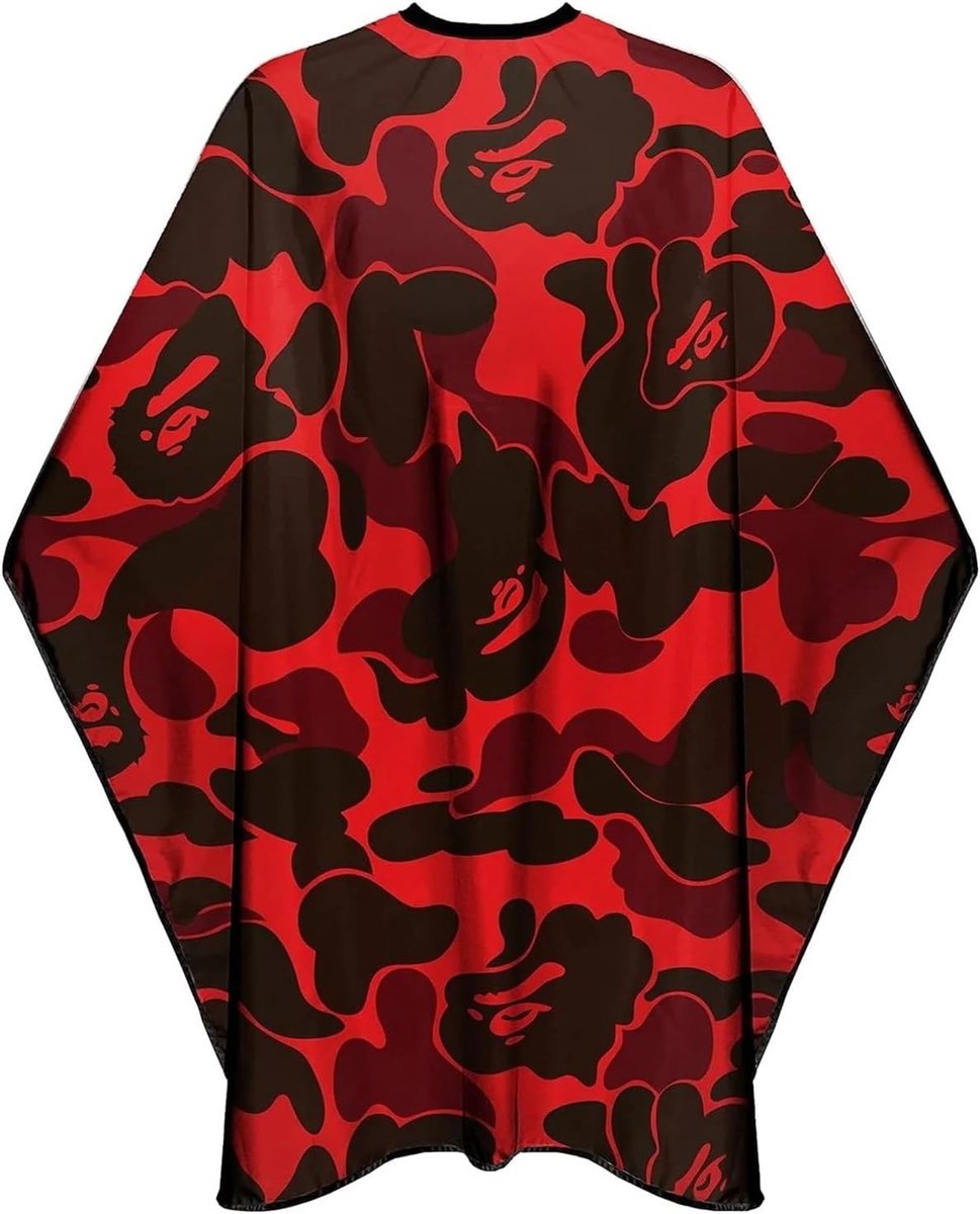 Kapperscape - Salon Jurk - Haar Styling Snijden - Verstelbaar Met Snaps - 130 x 170 cm - Meerdere Kleuren