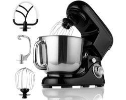 SVN® Mixer met mengkom - Mixer - Mixer met mengkom keukenmachine - Zwart - 42cm x 25cm x 40cm