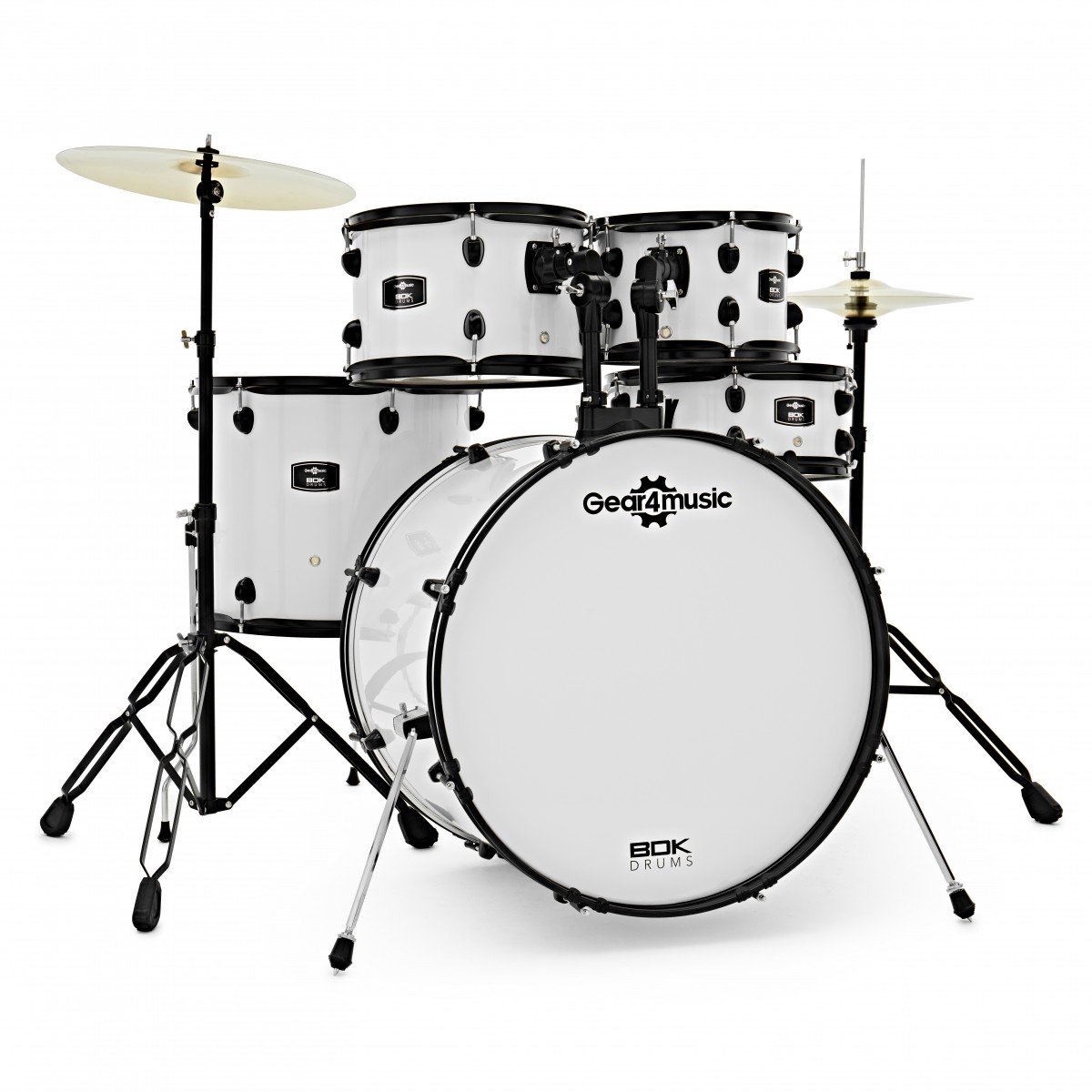 BDK-22 Rock Drumstel van Gear4music, Wit