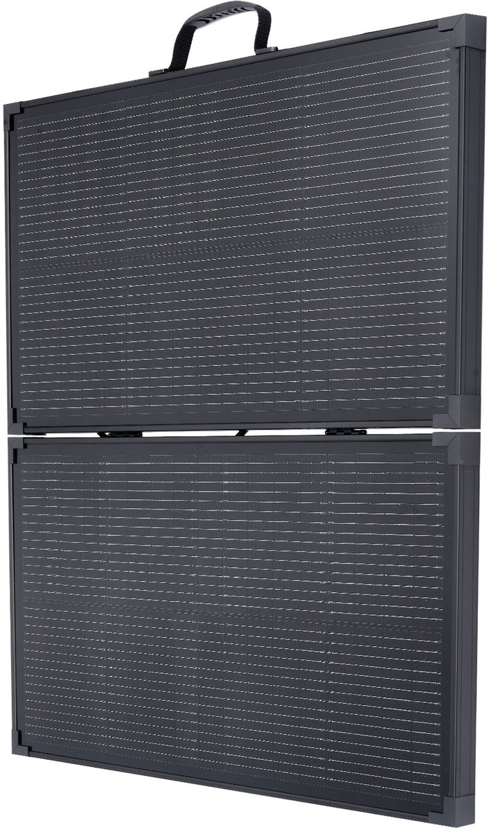 VEVOR Opvouwbaar Zonnepaneel 100w, 16bb N-Type Draagbare Monokristallijne Zonnemodule met Frame, 24% Rendement, Ip67, Oplader met 30a Pwm-Controller en Mc4-Uitgang voor Kamperen en Wandelen — afbeelding 2