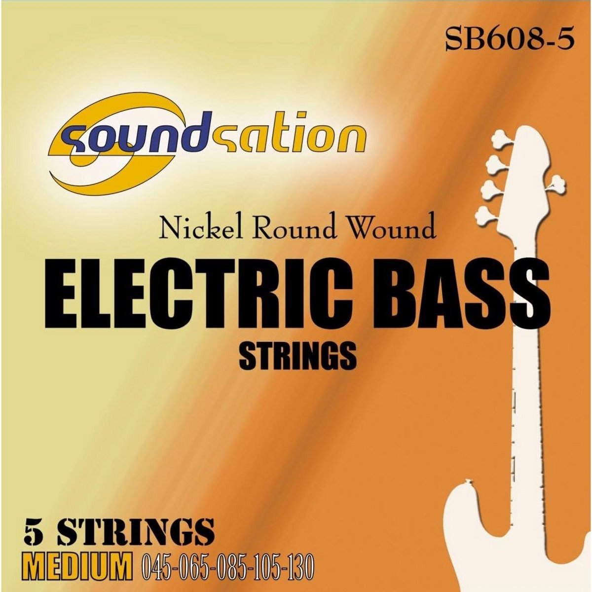 E-bas Snaar Set - Bas Gitaar Snaren - Muziek Maken - Medium Spanning - Vijf Stuks