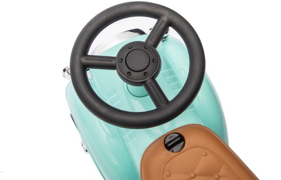 Eco Toys - Retro Loopauto - Wit - Met Claxon & Opbergruimte - Lekvrije EVA Banden - Vanaf 18 Maanden - Max. 25 kg