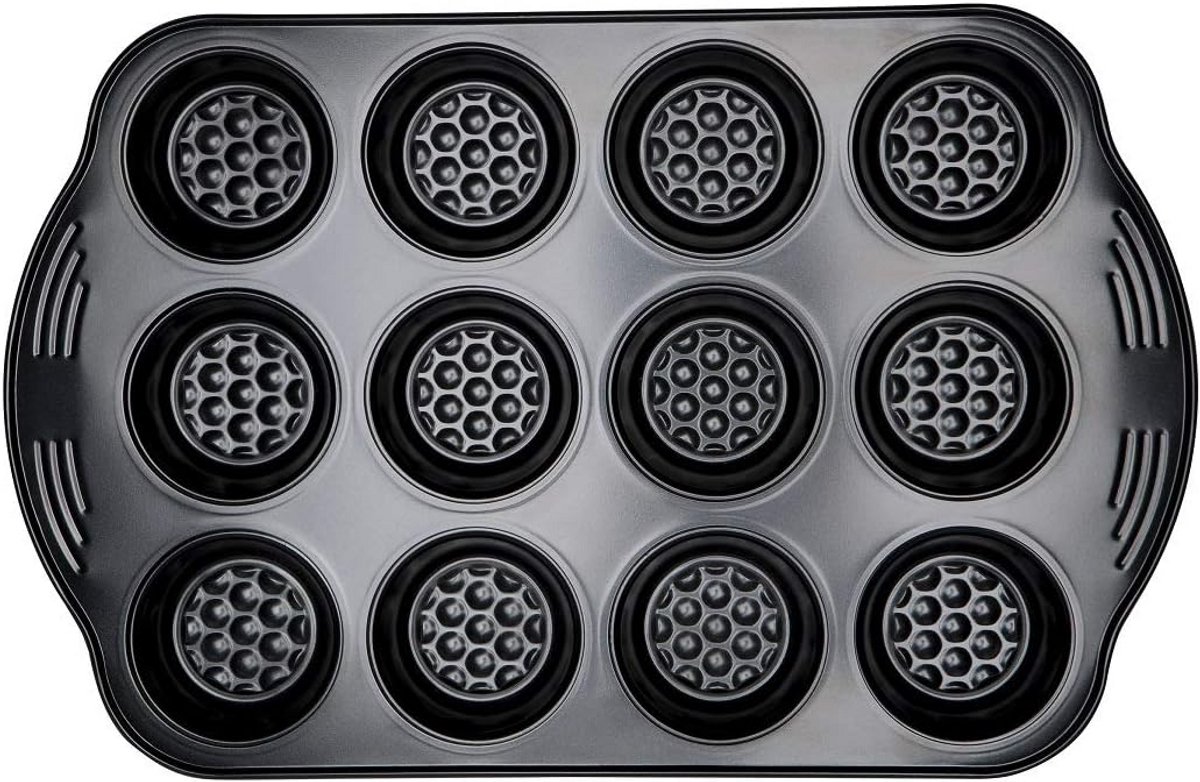 Muffinbakvorm - Cupcakevorm - Bakken Thuis - Koolstofstaal Materiaal - 415 x 27 x 3 cm - Grijs