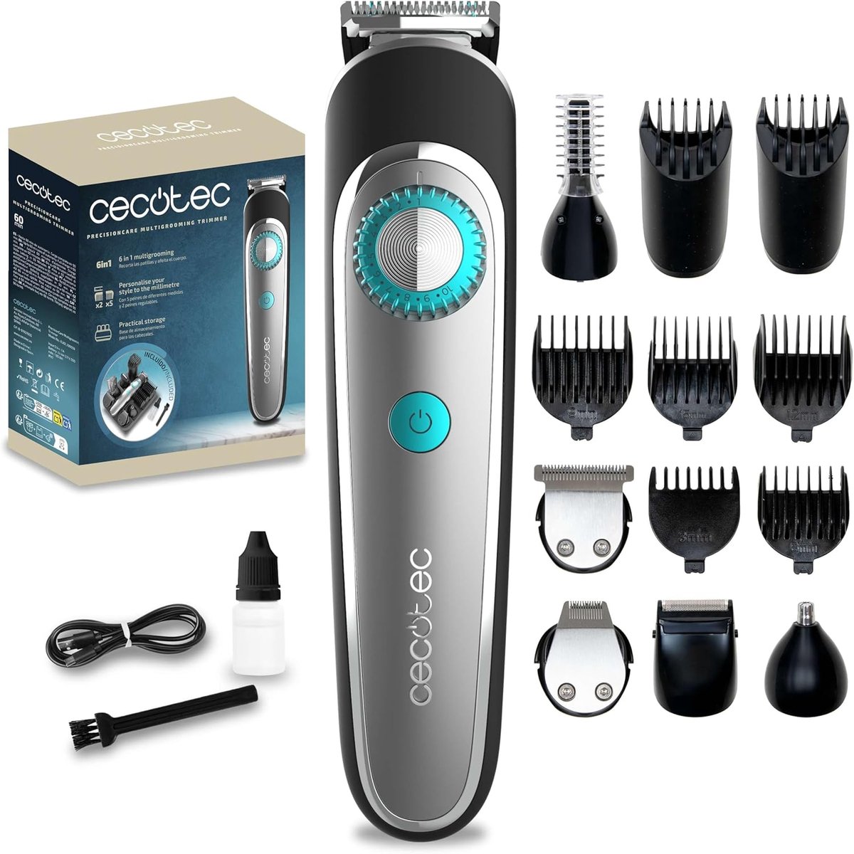 Multigrooming Trimmer - Precisie Scheerapparaat - Lichaamsverzorging - IPX7 Waterbestendig - 60 Min Autonomie