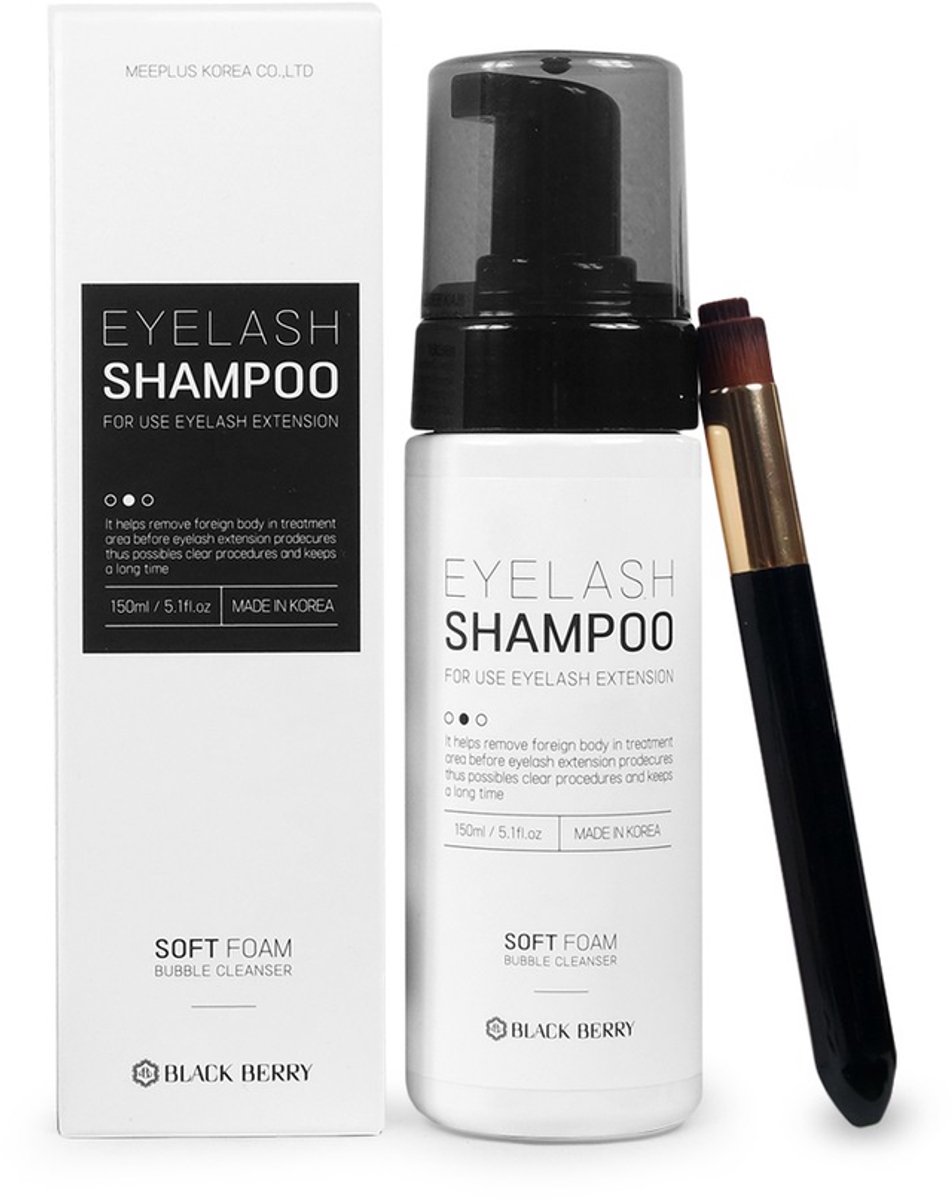 Black Berry shampoo voor wimperverlenging behandeling 150 ml