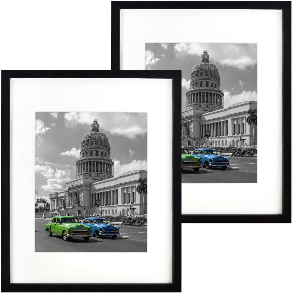 BD art Basic - Fotolijst - Zwart - 28x35 cm - Inclusief Passe-Partout