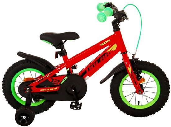 Volare Rocky Kinderfiets - Jongens - 12 inch - Rood van Volare — afbeelding 2