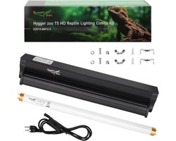 UVB Lamp Reptielen - Terrarium Verlichting - Woestijn Reptielen - Hoogwaardige UVB Output - 30 cm
