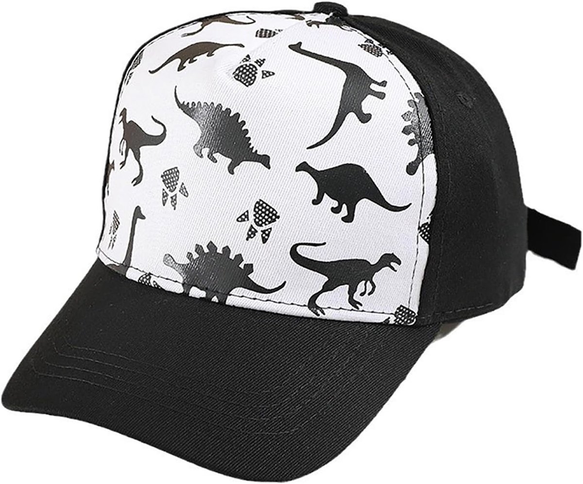 Honkbalpet Jongens - Zomerhoed Kinderen - Outdoor Activiteiten - Levendig Dinosaurusontwerp - 52-54 cm