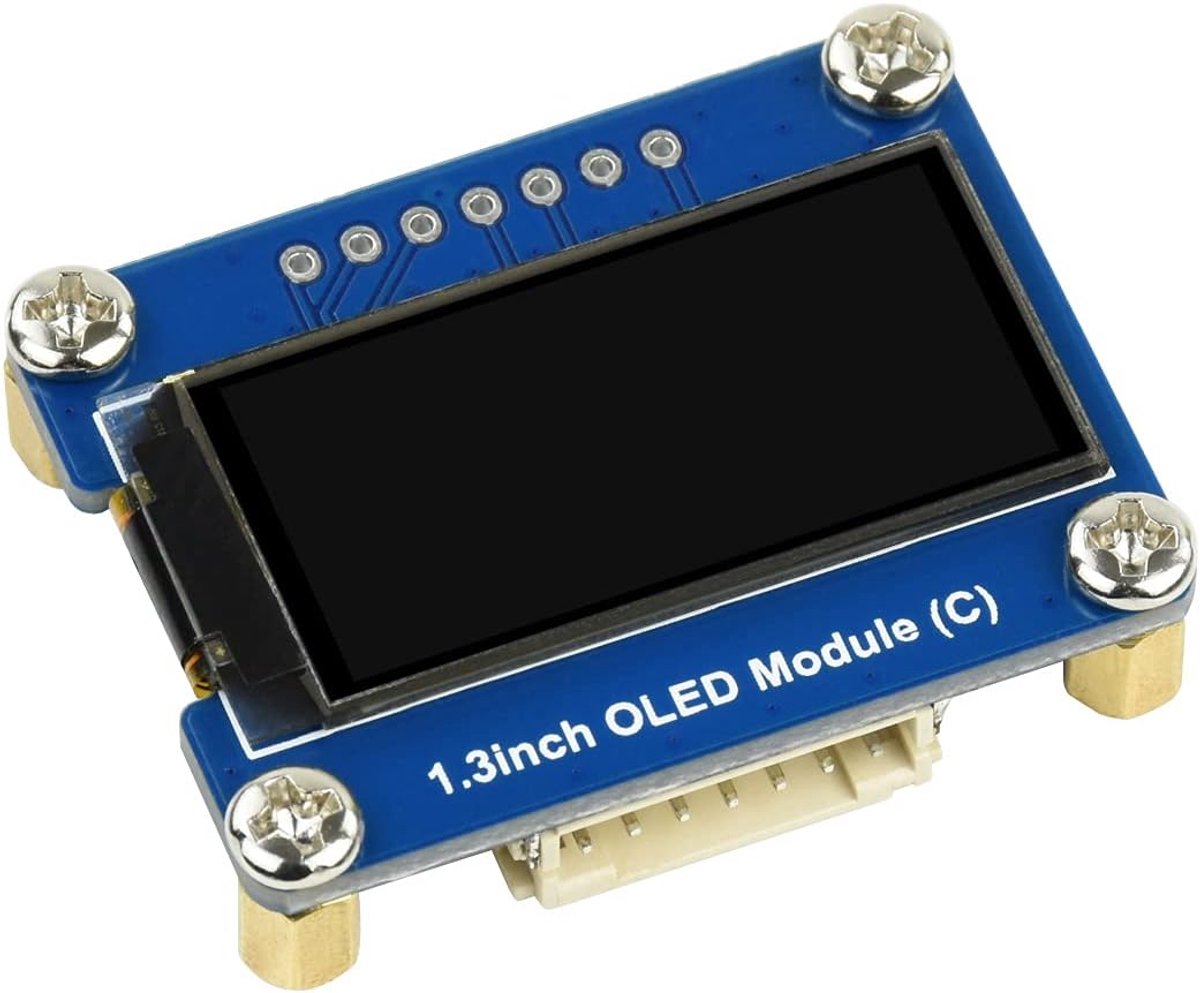 1.3 Inch OLED Display Module Zwart Wit 64x128 Resolutie met SPI I2C Interface
