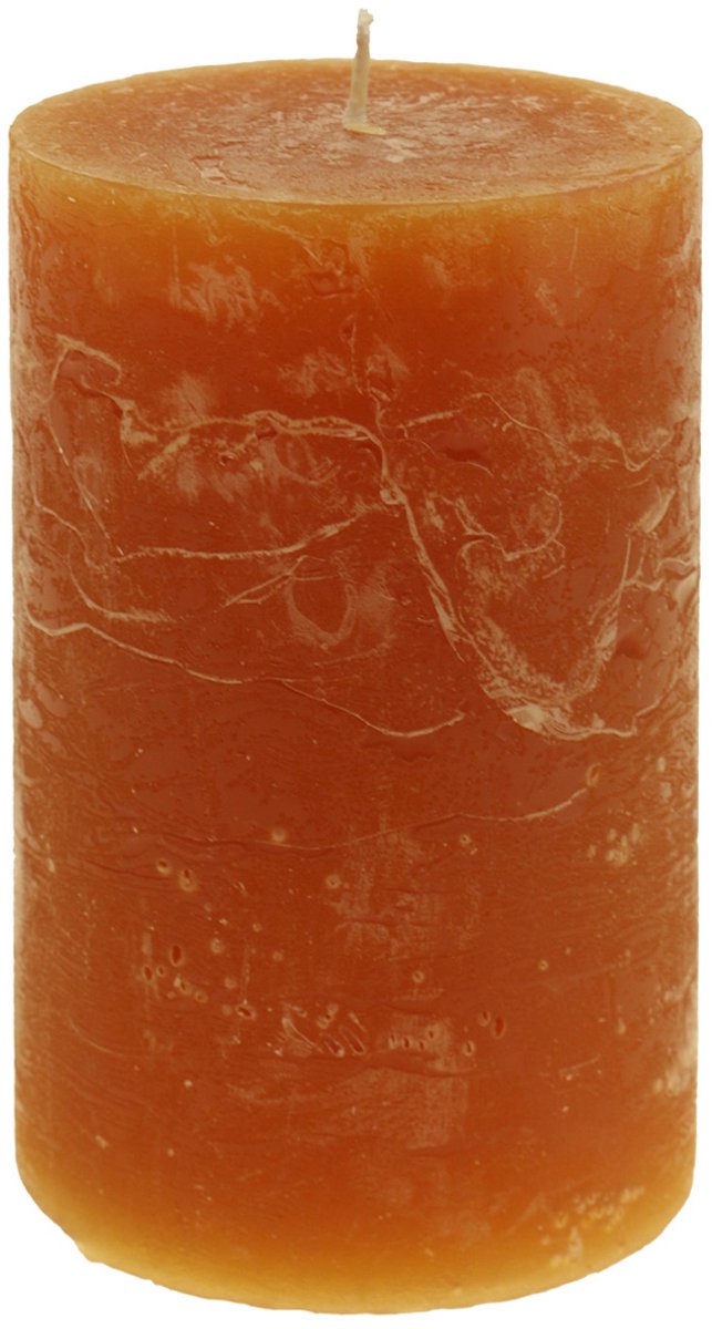 Viana Stompkaarsen, donkeroranje, effen, zonsondergangmotief, 60x100mm, 4 st